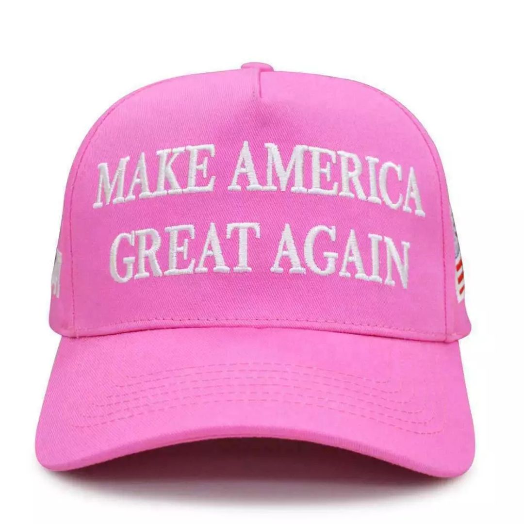 Trump 45-47 Legacy Hat – 4-Sided Embroidered Edition (Patriot Rose Pink)